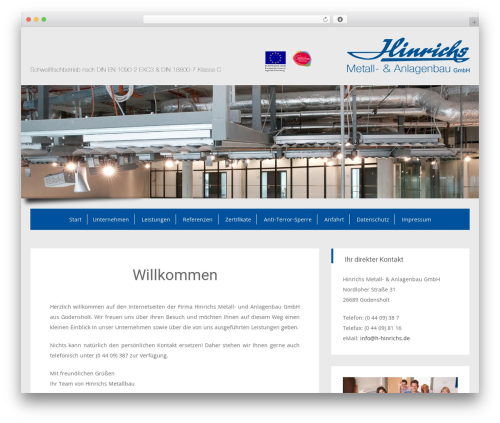 Match WordPress theme - h-hinrichs.de