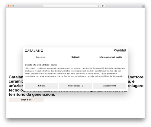 Minerva Theme WordPress theme - www.catalano.it