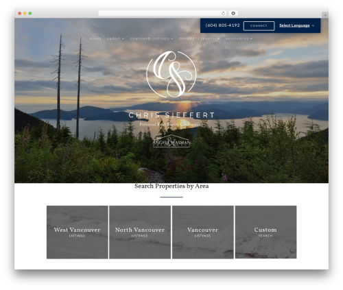 Peak WordPress theme - chrissieffert.com