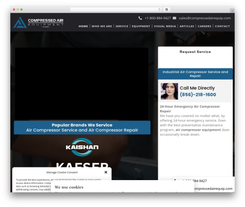 Sentobar theme WordPress - compressedairequip.com