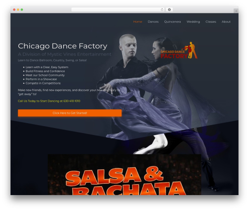 Theme WordPress DanceDance - chicagodancefactory.com
