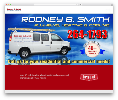 WordPress theme Rob B Smith - rodneybsmith.com
