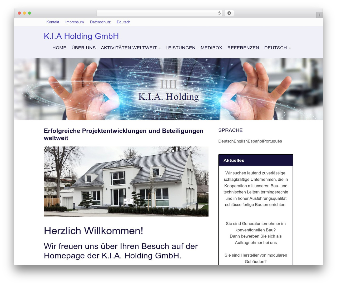 WordPress theme Affluent Pro - kia-holding.com