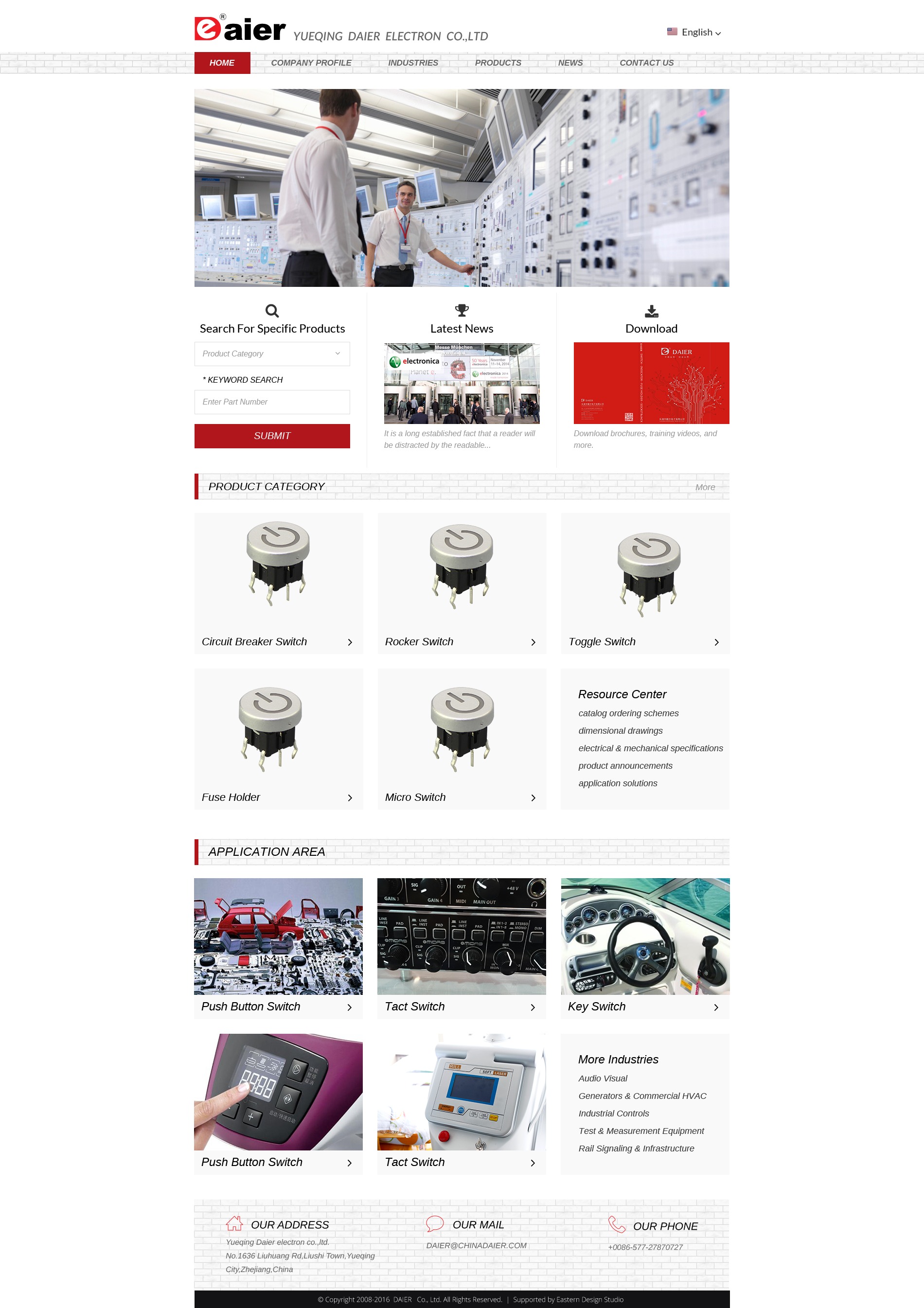 WordPress theme daier Theme by Eastern Design Studio Team