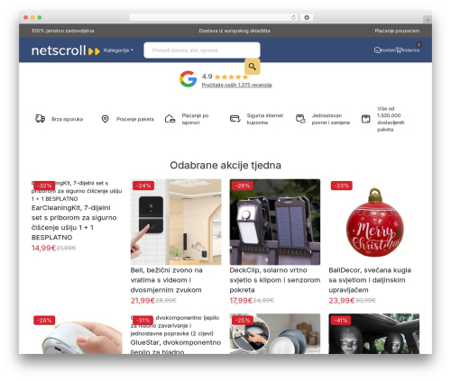 Maneks custom sale WordPress plugin - netscroll.hr