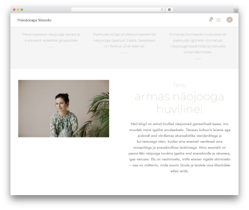 Yoku WordPress theme - naojoogasinule.ee