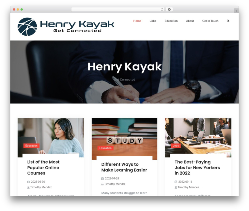 Business Capital WP theme - henrykayak.com