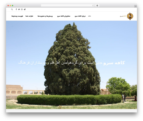 Cafe Sarv Theme WordPress theme - cafesarv.com