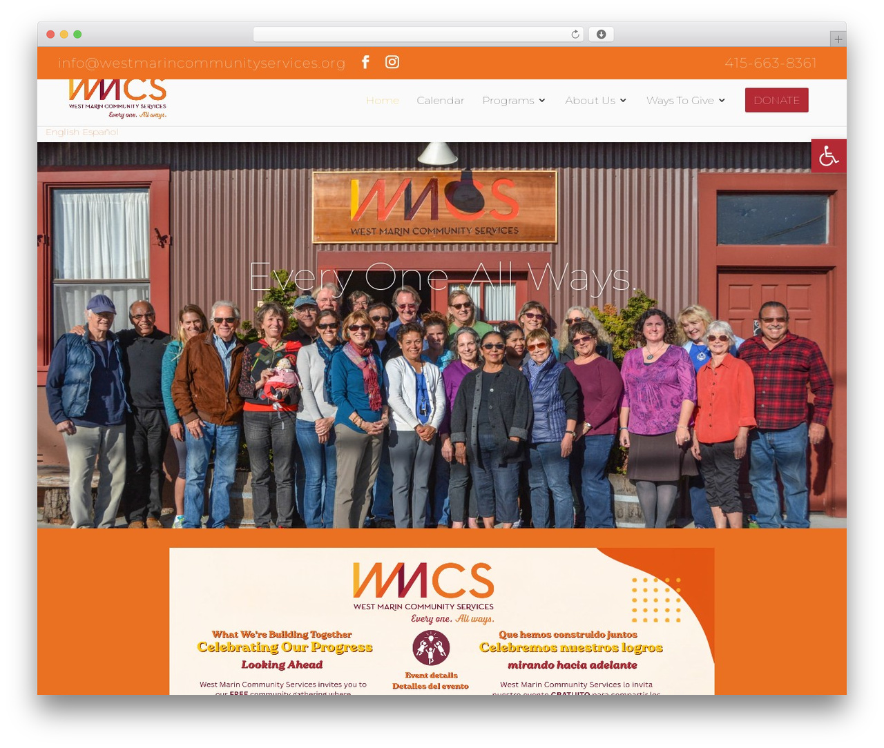 WMCS WordPress theme - westmarincommunityservices.org