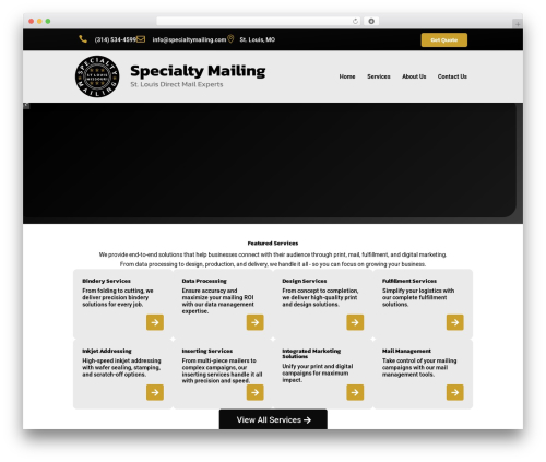 Divi WordPress theme - specialtymailing.com