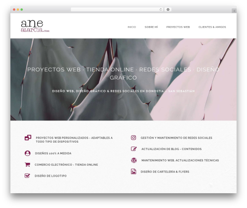 Kleanity WordPress theme - anealarcia.com