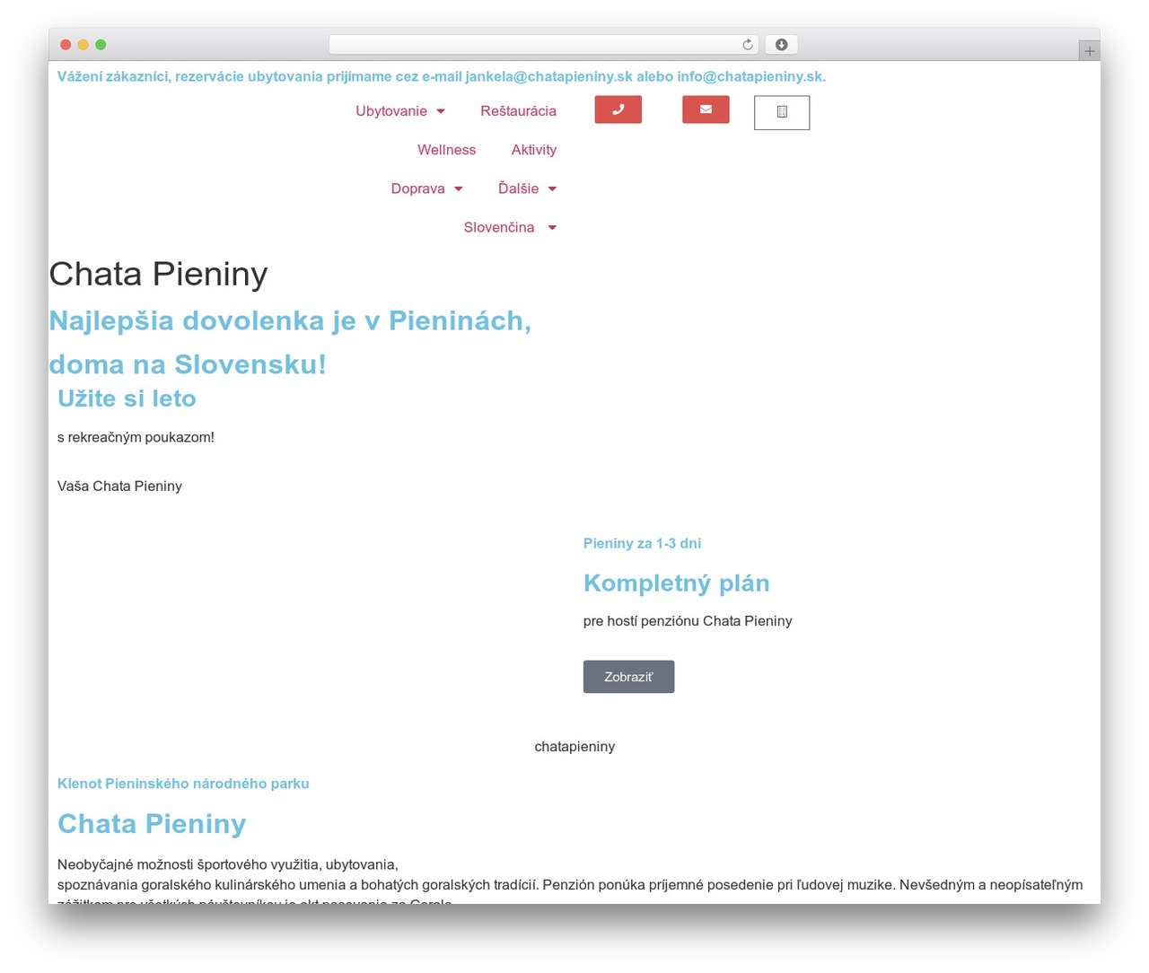 Theme WordPress Elementor Hello Theme - chatapieniny.sk