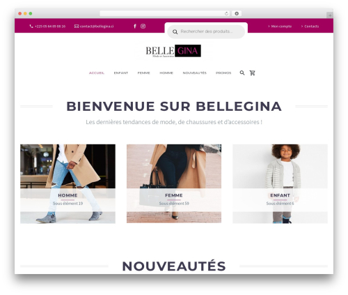 Theme WordPress TheGem (Elementor) - bellegina.ci