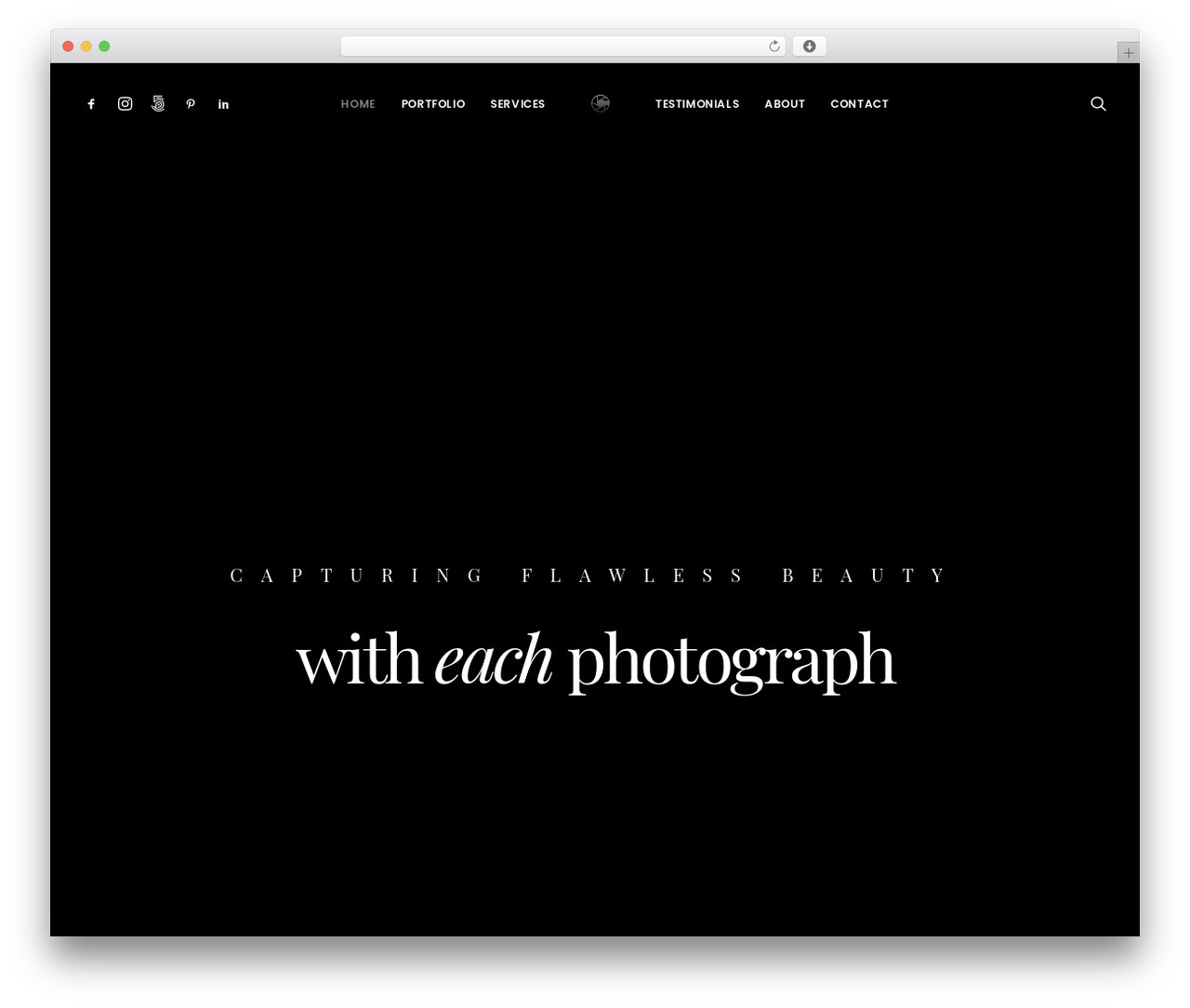 Uncode WordPress page theme - caseyscaptures.com