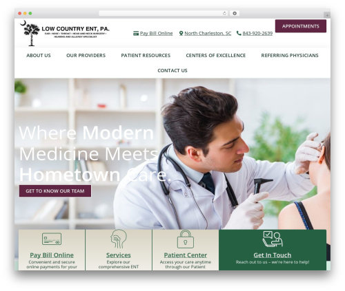 Mypractis WordPress plugin - lowcountryent.com