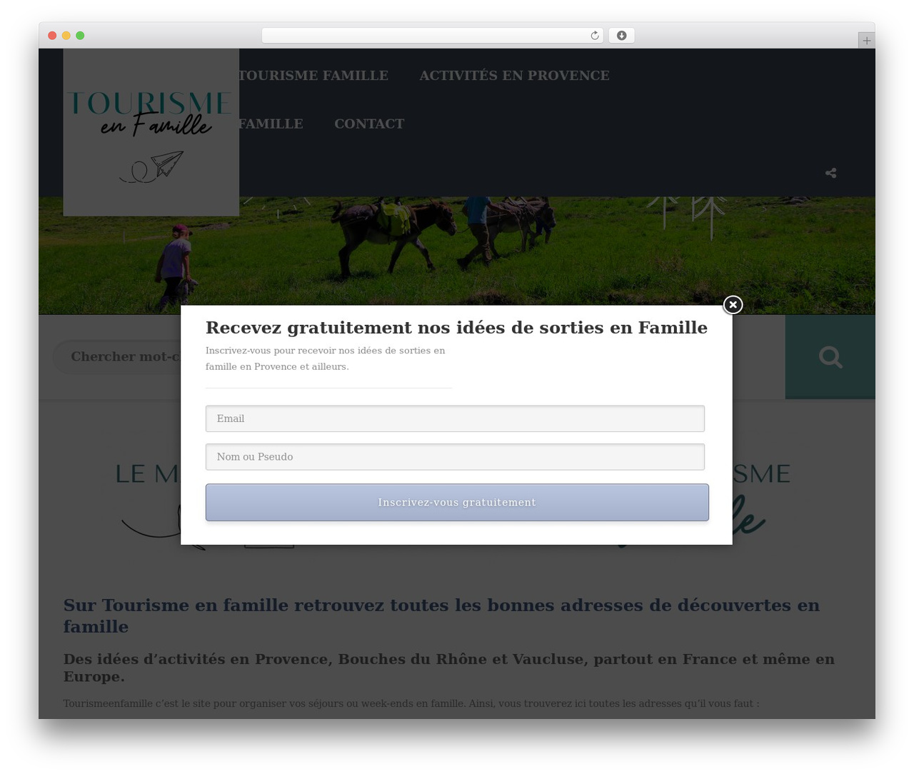 WordPress theme Event Guide - tourismeenfamille.com WordPress theme Event Guide - tourismeenfamille.com