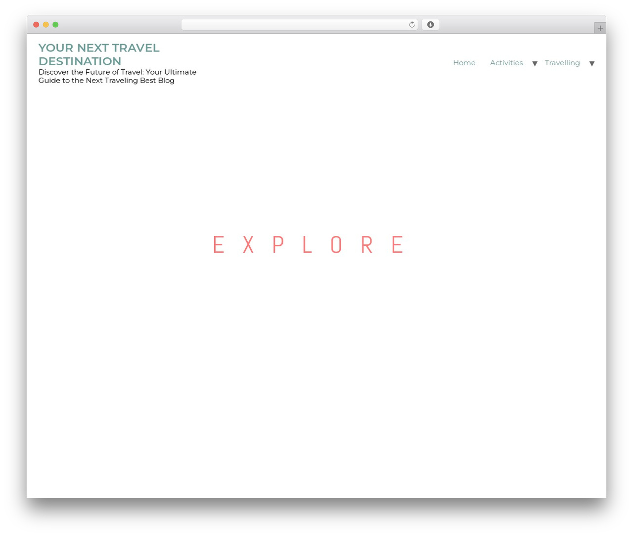 WordPress theme Hello Elementor - nextravelling.com