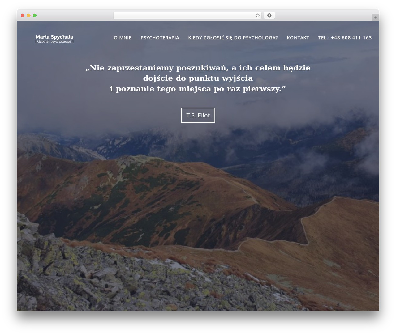 WordPress theme SinglePro - mariaspychala.pl