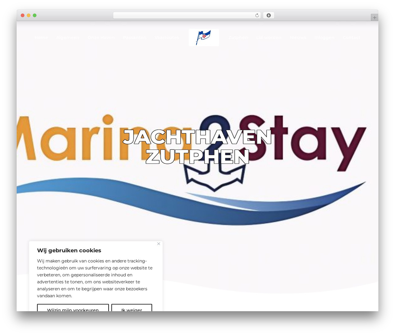 WP theme Sitework Wordpress - jachthavenzutphen.nl