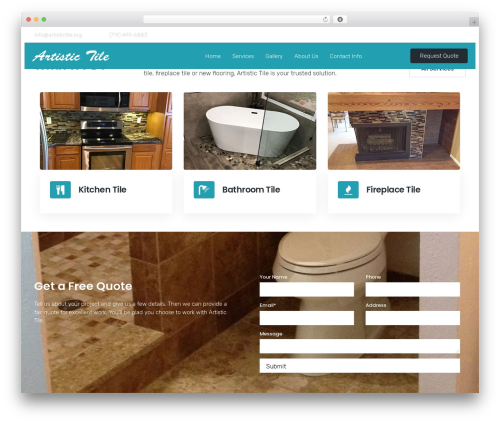 ZXP top WordPress theme - artistictile.org
