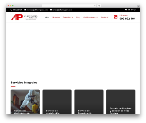 Alffuming WordPress theme - alffumingperu.com