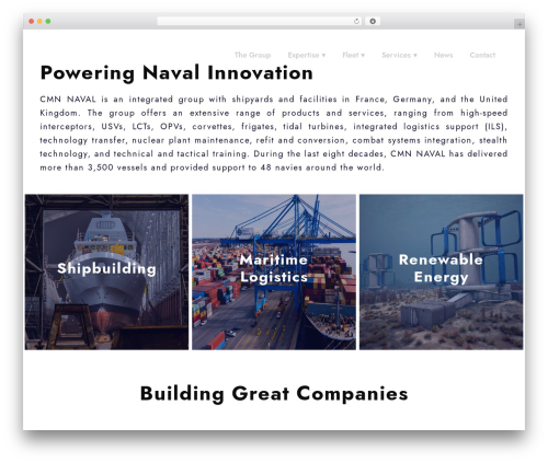 CSI theme WordPress - cmnnaval.com