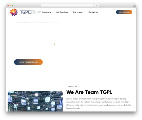 Eergx WordPress theme - tejasglobex.com