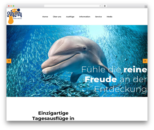 Getaway WordPress theme - simsim-reisen.de