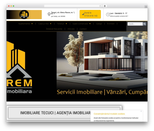 Real estate manager pro WordPress plugin - imobiliare-tecuci.ro