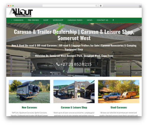 Lambda WordPress store theme - cara-camp.co.za
