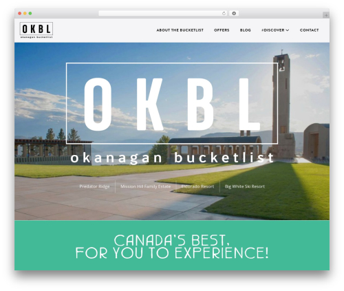 Wpbf premium WordPress plugin - okanaganbucketlist.com