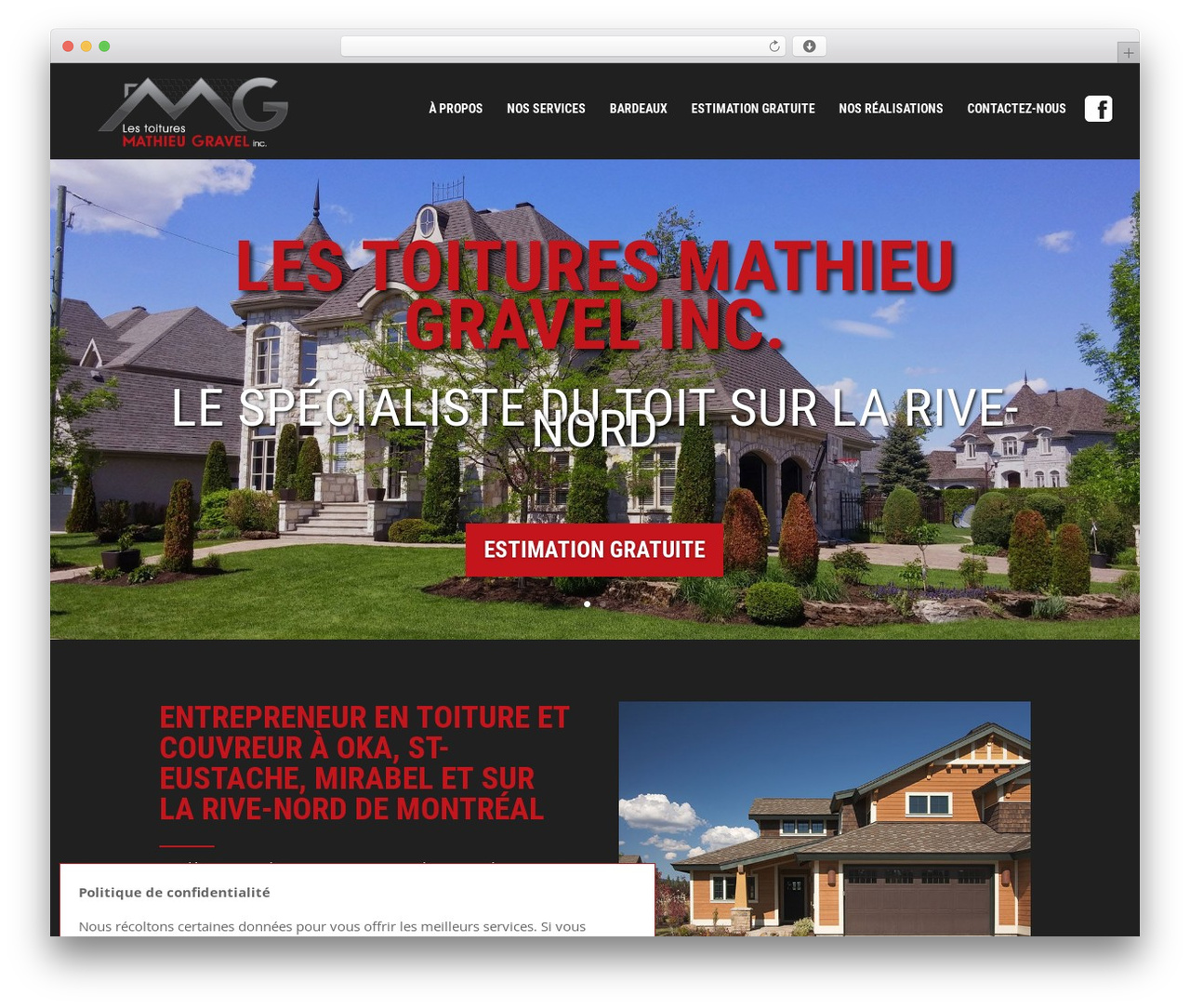 template WordPress theme - toituresmathieugravel.com