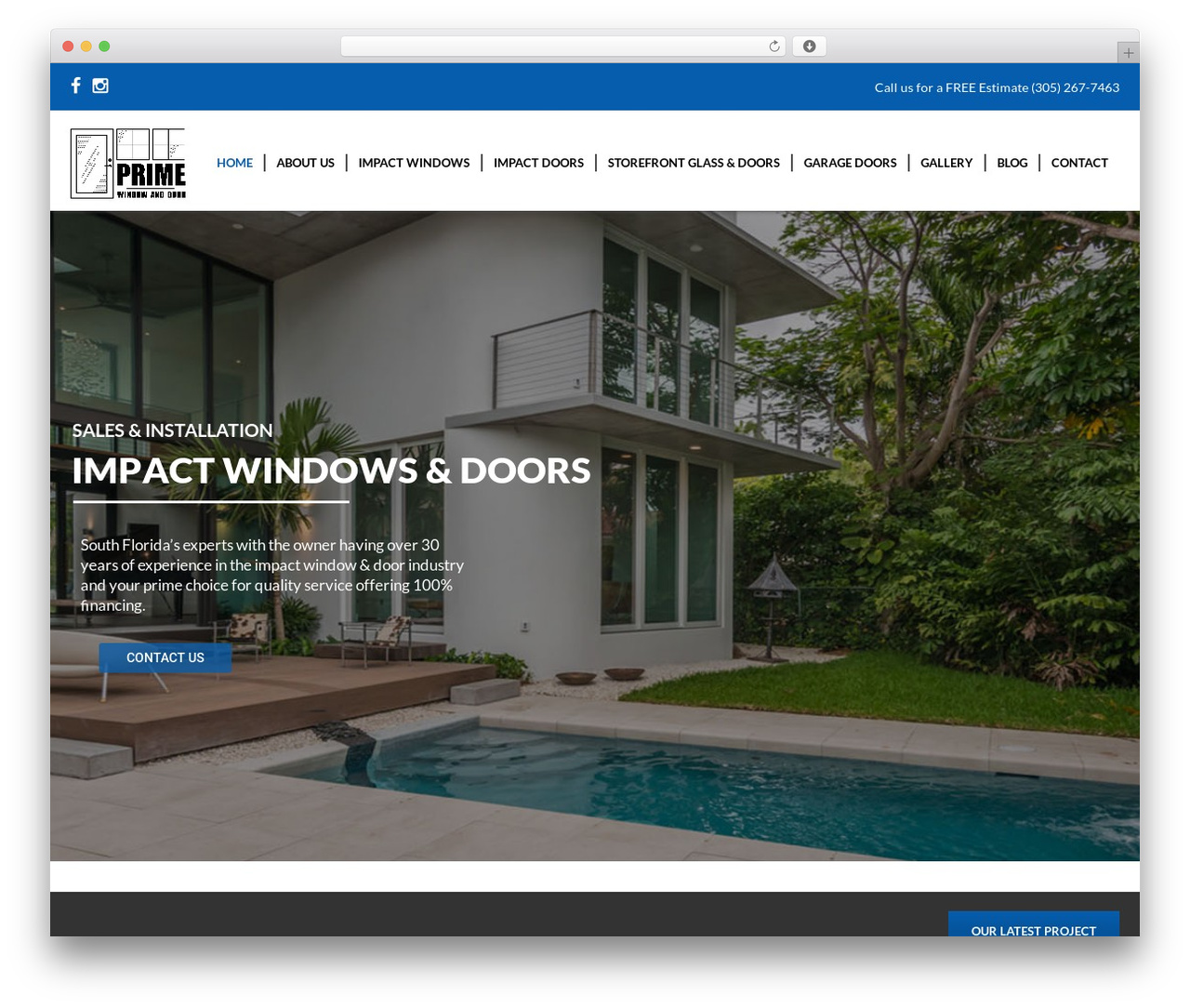 Theme WordPress Renew - primewindowanddoor.com
