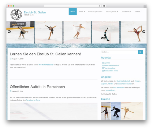 WordPress theme Dazzling - eisclub-sg.ch