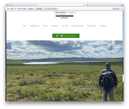 WordPress theme ehandel-tema - flugfiskebutikeniborlange.se
