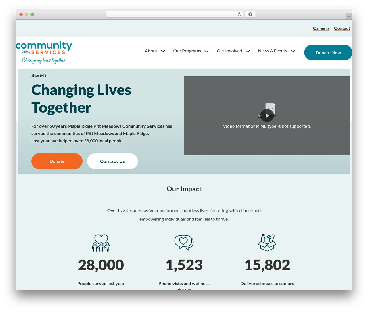 WordPress theme Foundry - comservice.bc.ca