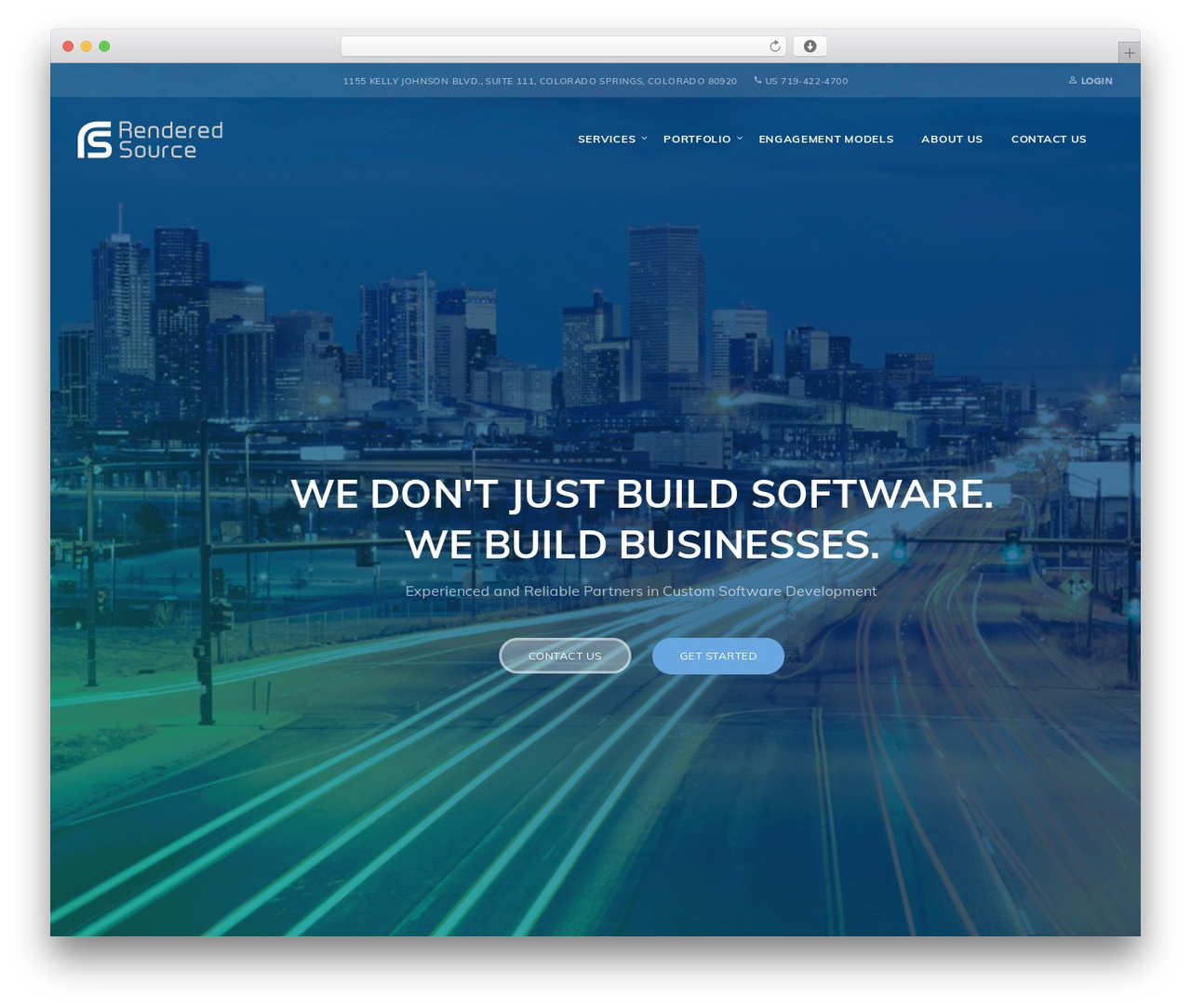 WordPress theme RenderedSource - renderedsource.com
