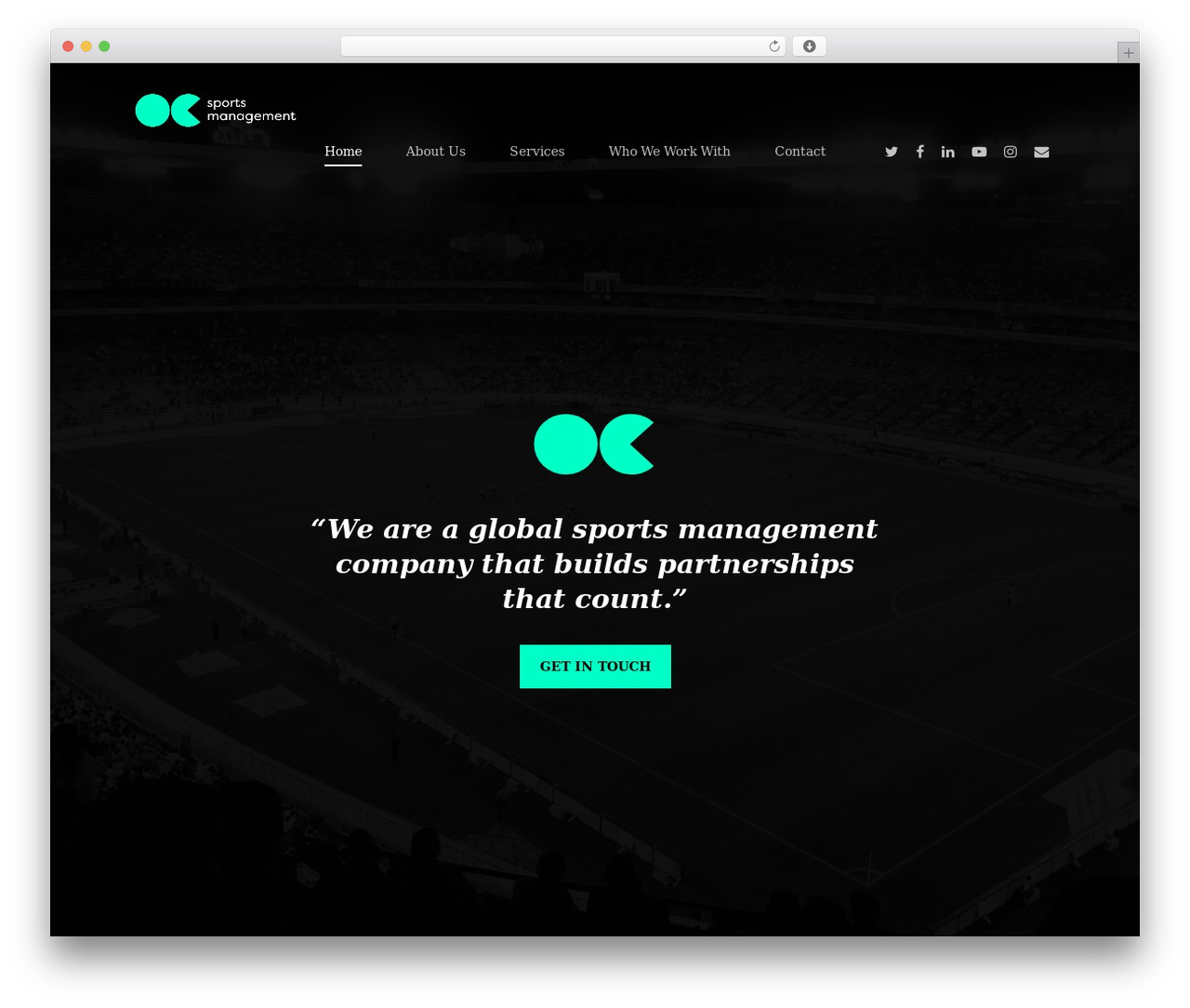 WordPress theme Salient - oneclicksportsmanagement.com