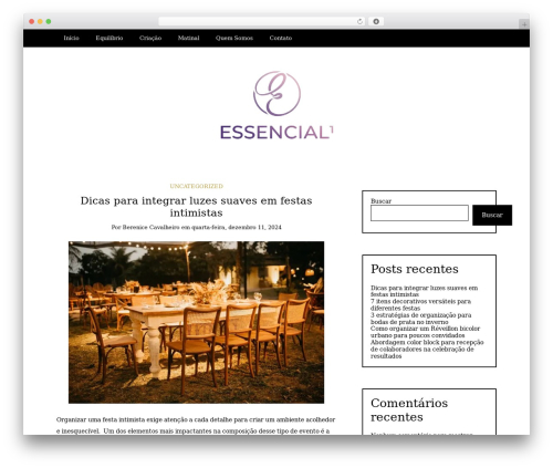 Writee WordPress theme - essencial1.com