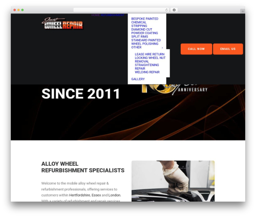 Best WordPress theme Uncode - justwheelrepair.co.uk