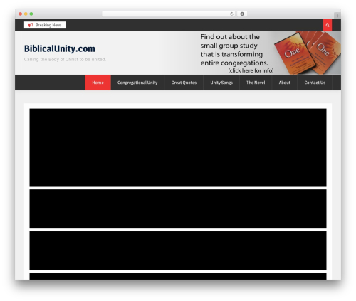 biblicalunity WordPress theme - biblicalunity.com