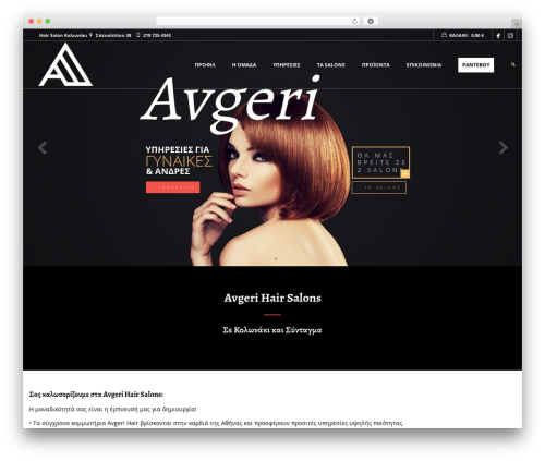 Coiffeur WordPress theme - www.avgeri.com