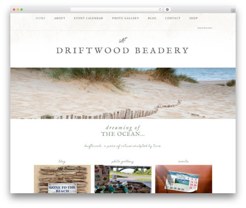 Market Theme theme WordPress - driftwoodbeadery.com
