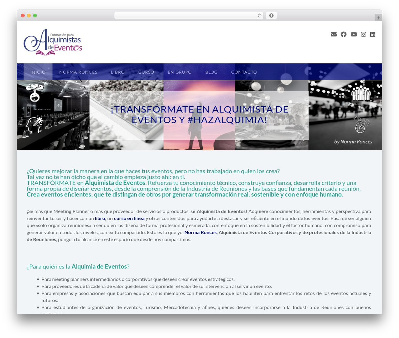 Panoramic WordPress theme - formacionae.com.mx