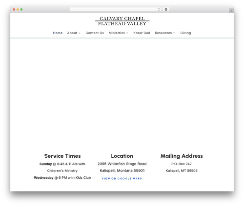 Advanced sermons pro WordPress plugin - calvaryflathead.org
