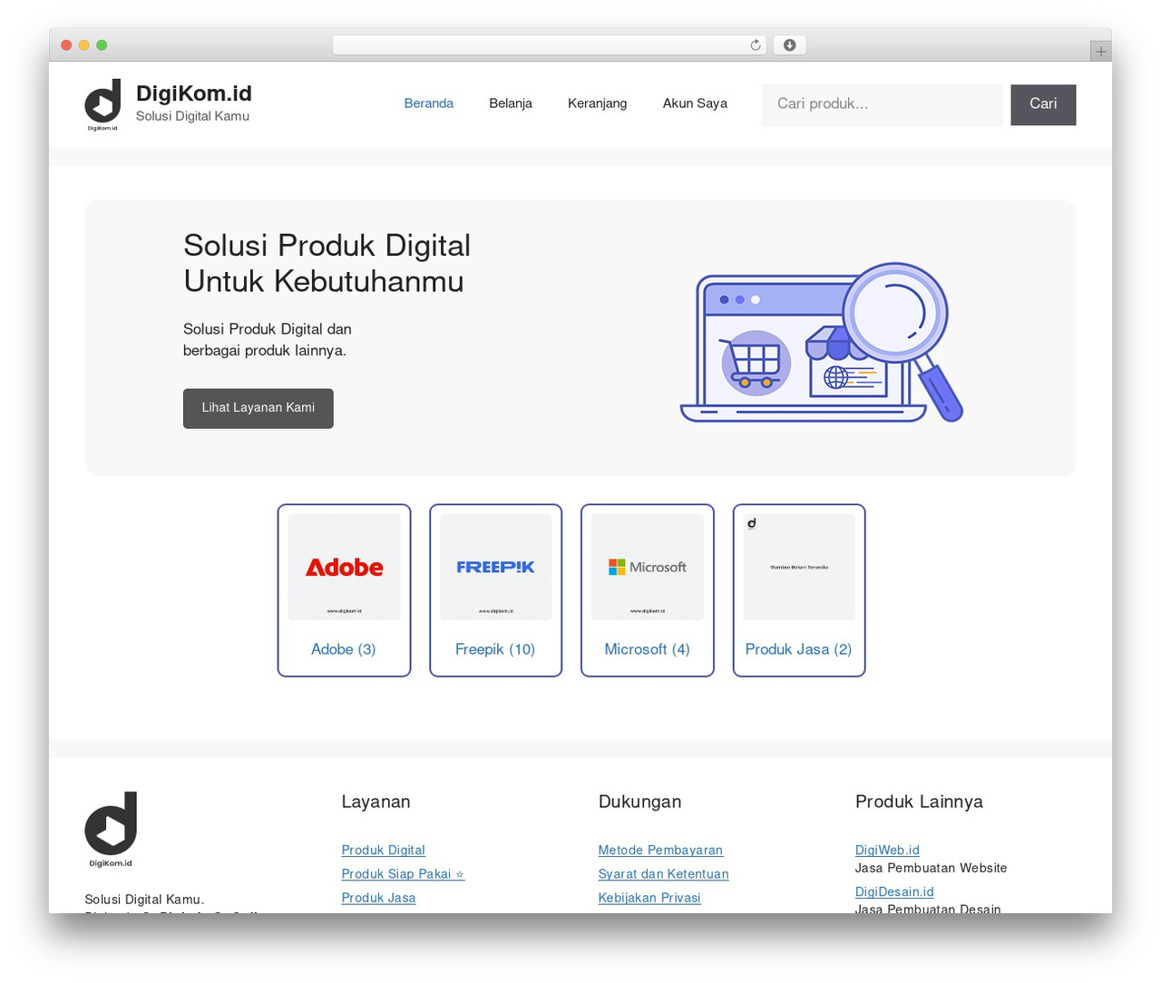 Theme WordPress GeneratePress - digikom.id