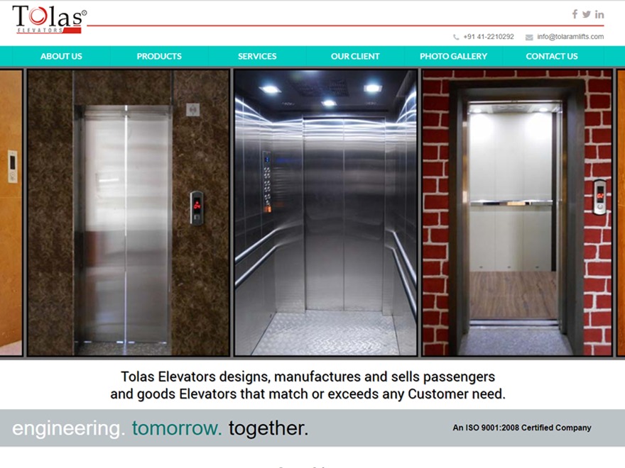 Tolas-Elevators theme WordPress