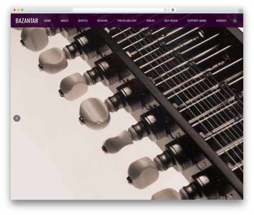 WordPress theme JamSession - bazantar.com
