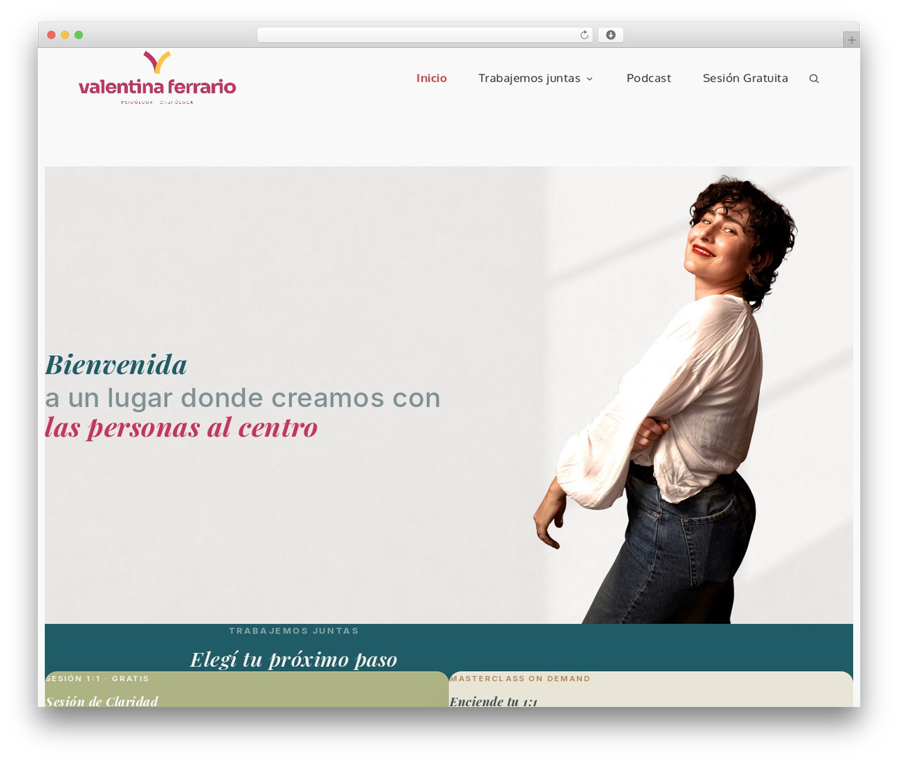 WordPress theme Mik - valentinaferrario.com