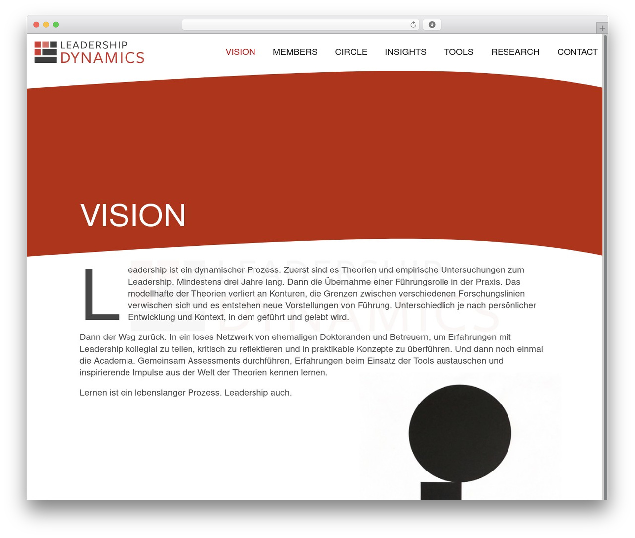 WordPress theme webseide - leadershipdynamics.ch